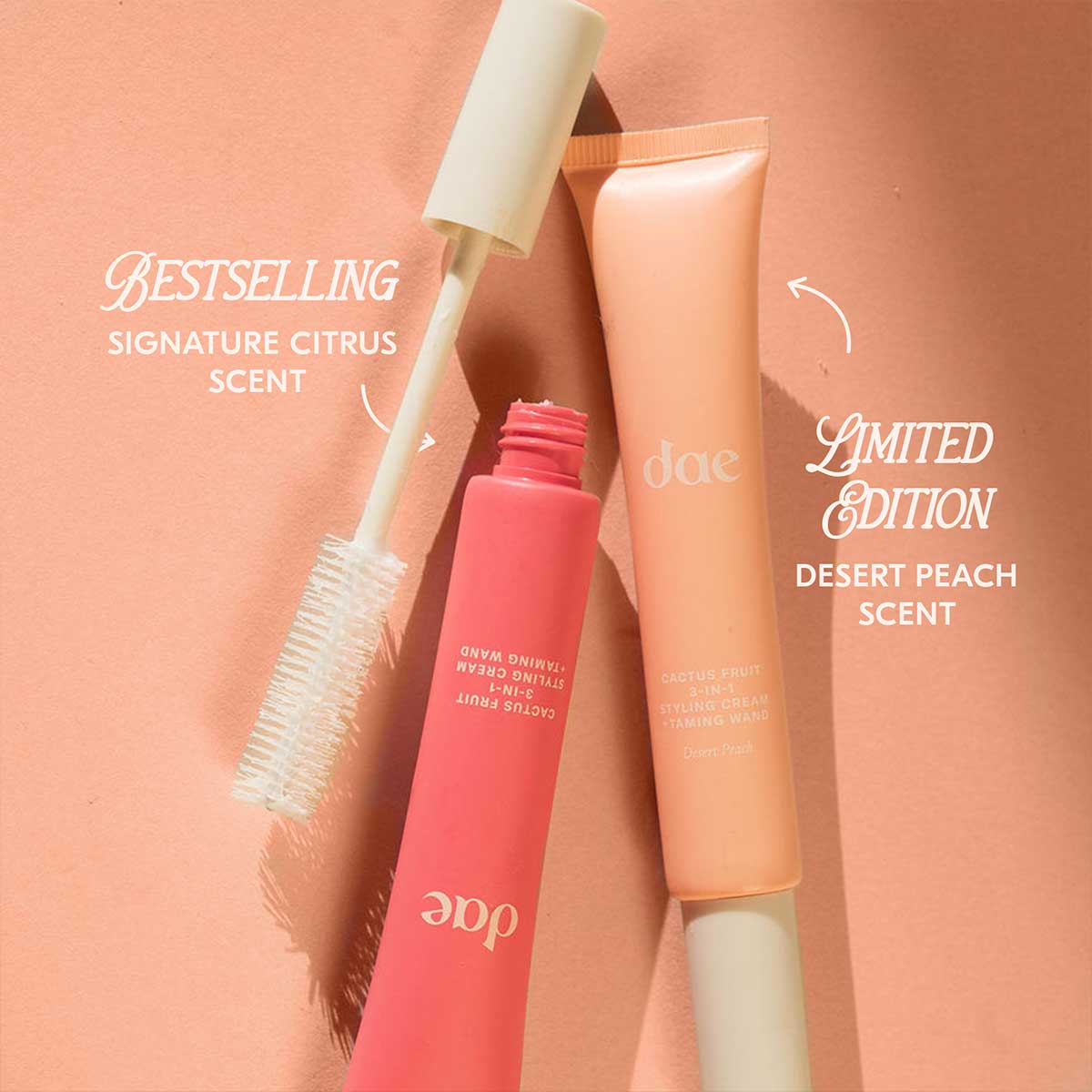 Cactus Fruit 3-in-1 Styling Cream + Taming Wand - Desert Peach Scent