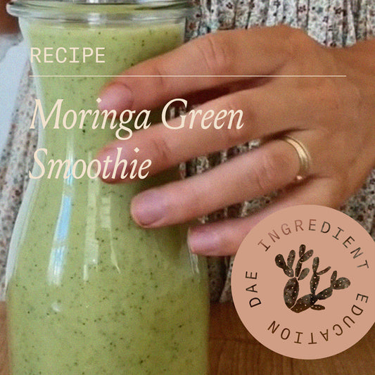 Dae Recipe: Antioxidant Rich Moringa Green Smoothie
