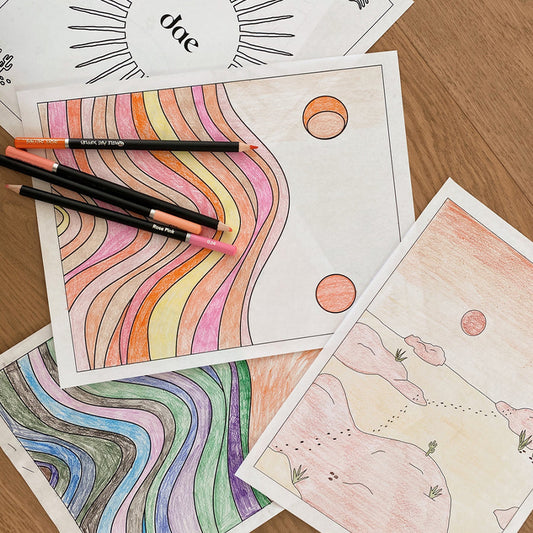4 Coloring Pages to Brighten Your Quarantine Daes