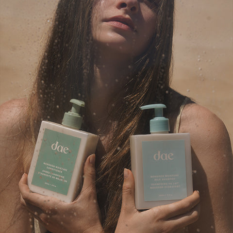 MEET OUR NEWEST PRODUCTS:  Monsoon Moisture Shampoo + Conditioner