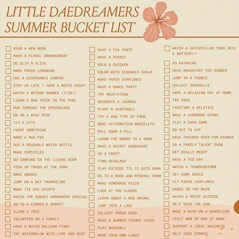 Little Daedreamers: Summer Bucketlist