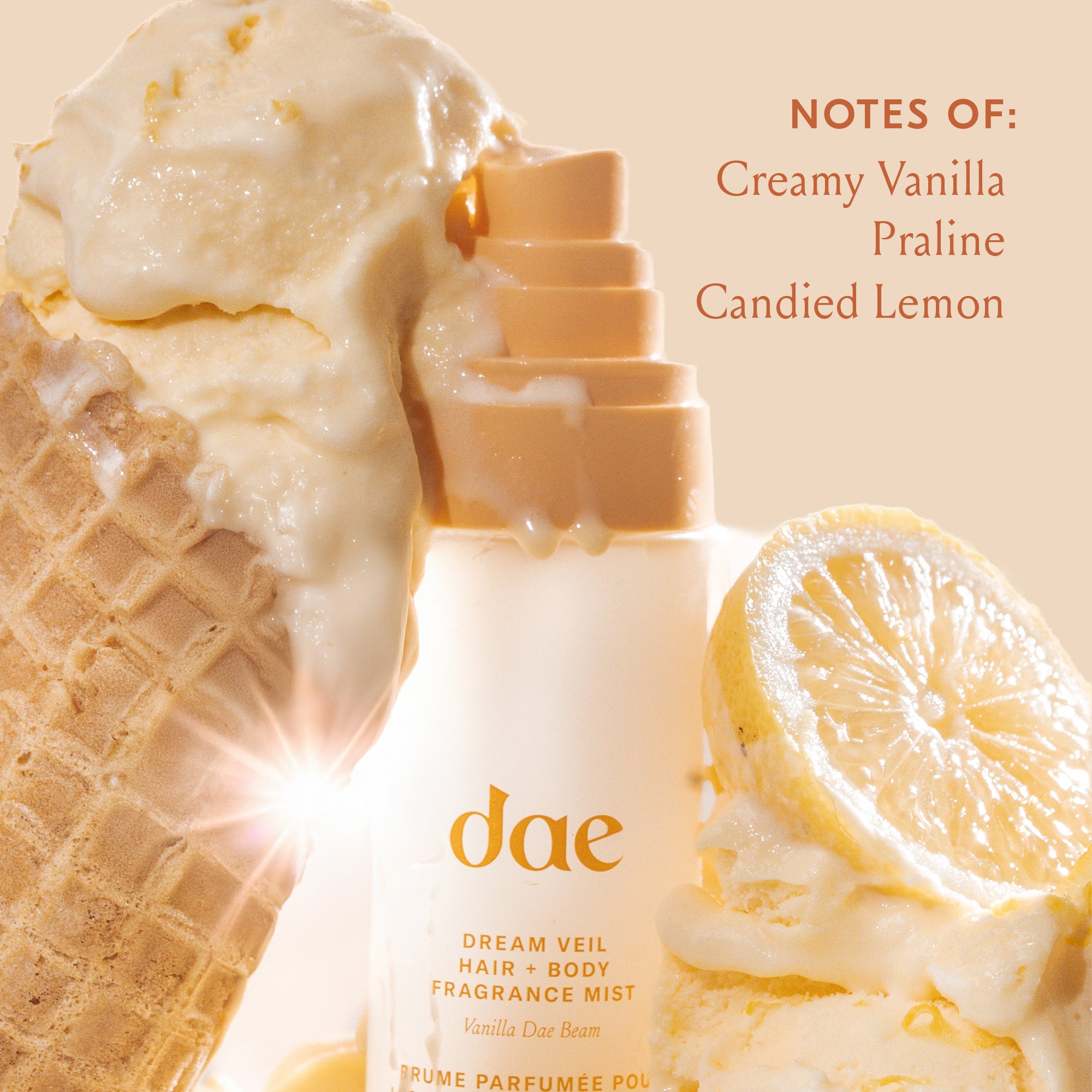 Dream Veil Hair + Body Fragrance Mist - Vanilla Dae Beam – dae
