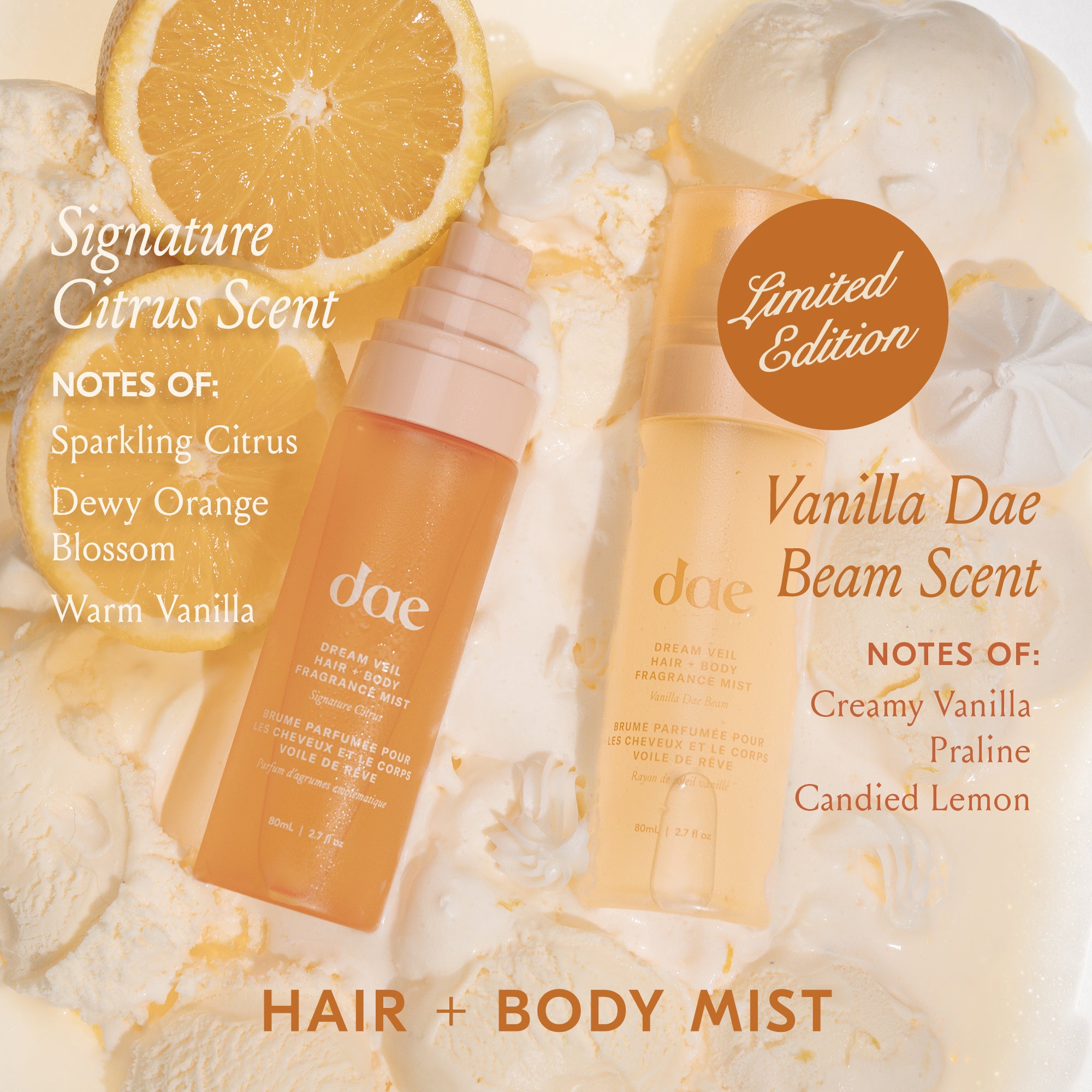 Dream Veil Hair + Body Fragrance Mist Duo – dae
