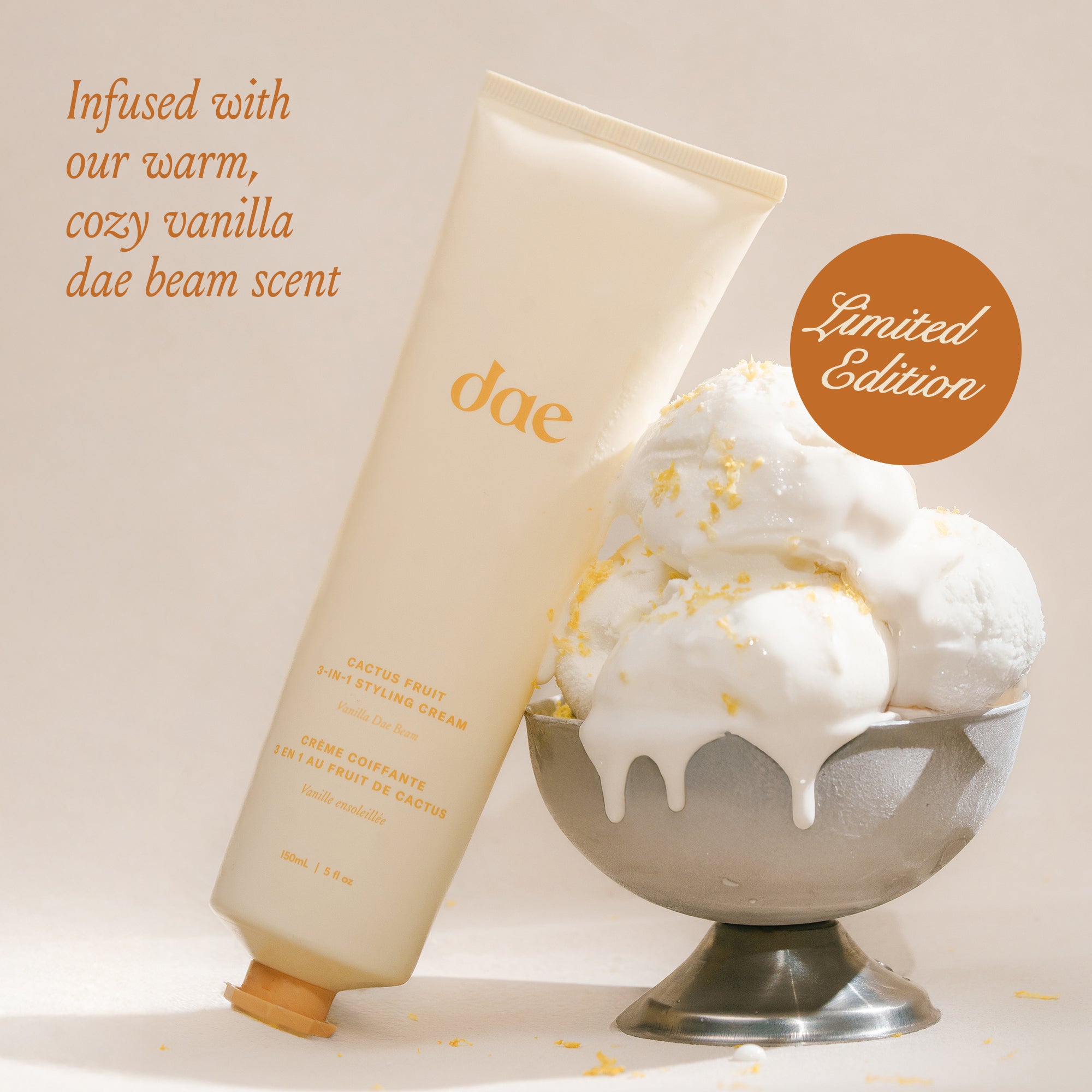 Cactus Fruit 3-in-1 Styling Cream - Vanilla Dae Beam